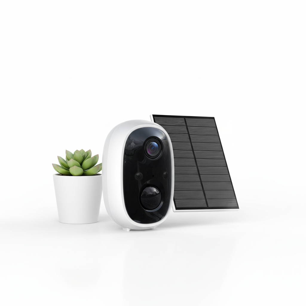 Baby monitor flat lay