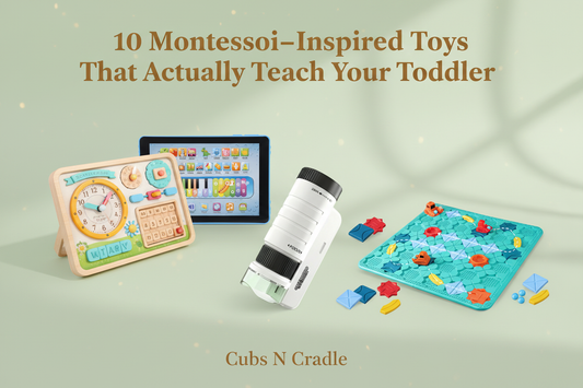 10 Montessori-Inspired Toys That Actually Teach Your Toddler