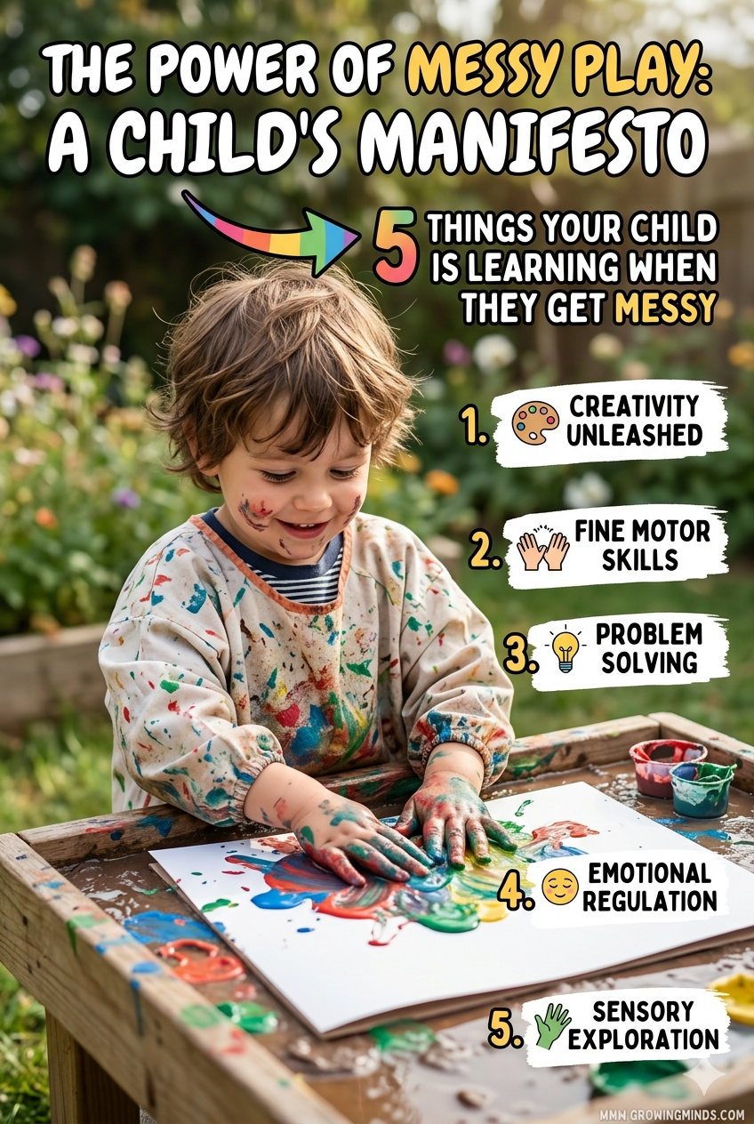 The Power of Messy Play: 5 Things Your Child is Learningt