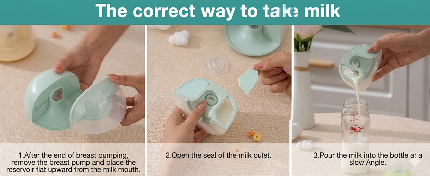 Wearable Electric Breast Pump – Hands-Free, BPA-Free, 3 Modes & 9 Levels