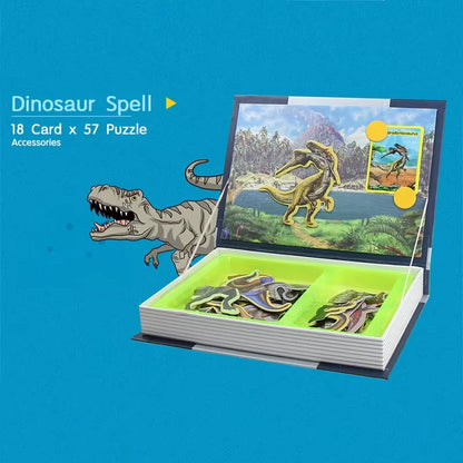 Magnetic 3D Puzzle Book for Kids