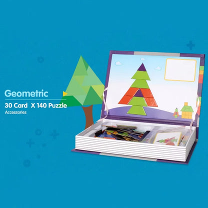 Magnetic 3D Puzzle Book for Kids