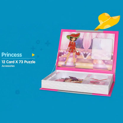Magnetic 3D Puzzle Book for Kids