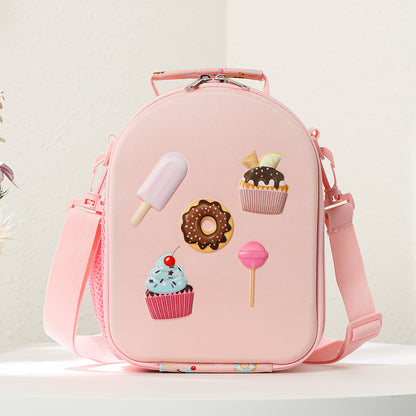 Kids Insulated Lunch Bag - Cute Portable Cooler Backpack for School & Travel, Leakproof & Thermal