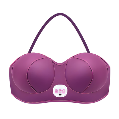 Electric Breast Massager Bra – Hot Compress, Vibration & Lymphatic Drainage
