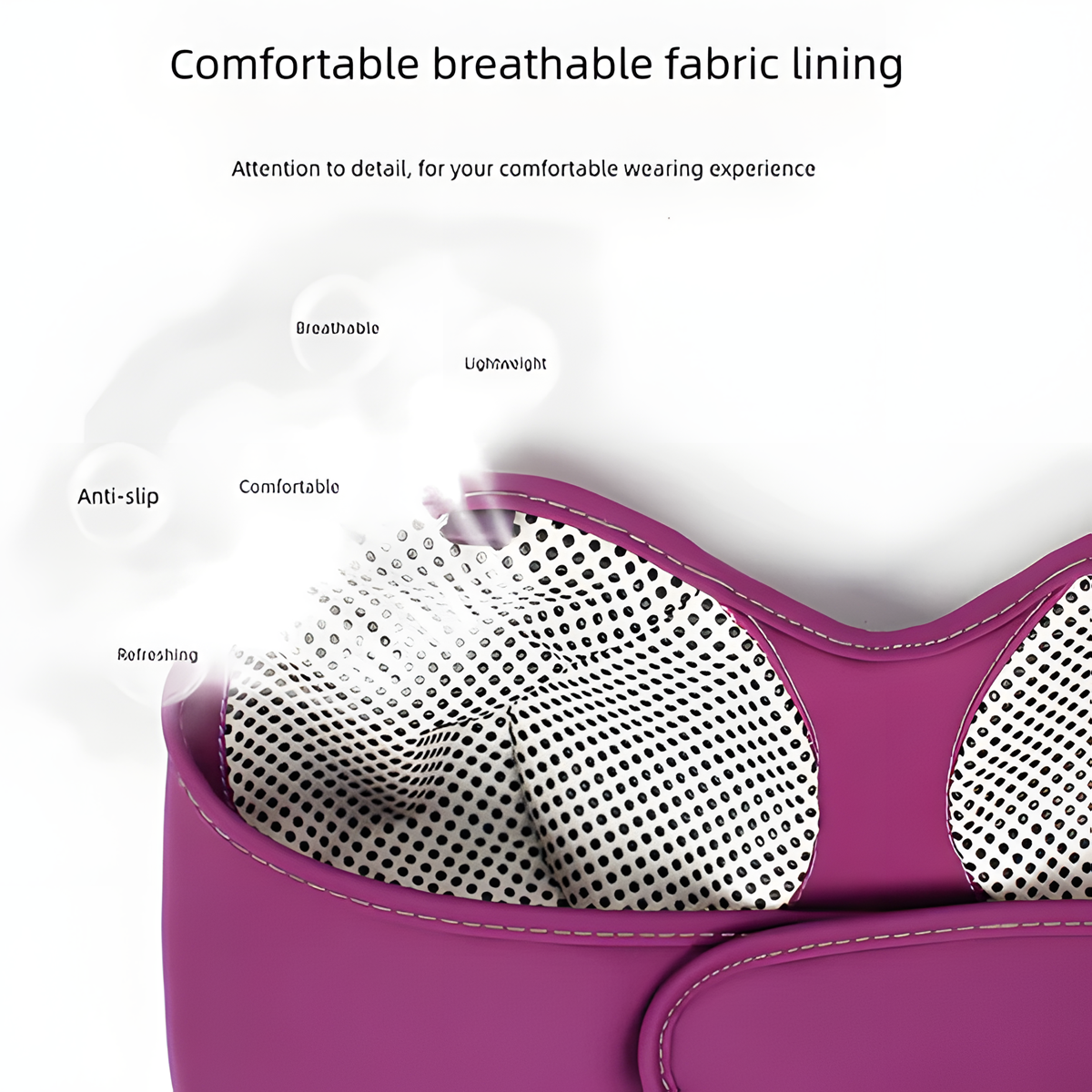 Electric Breast Massager Bra – Hot Compress, Vibration & Lymphatic Drainage