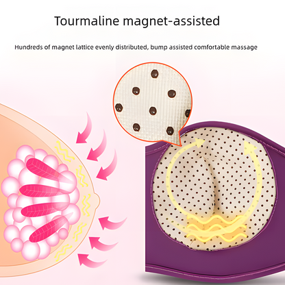 Electric Breast Massager Bra – Hot Compress, Vibration & Lymphatic Drainage