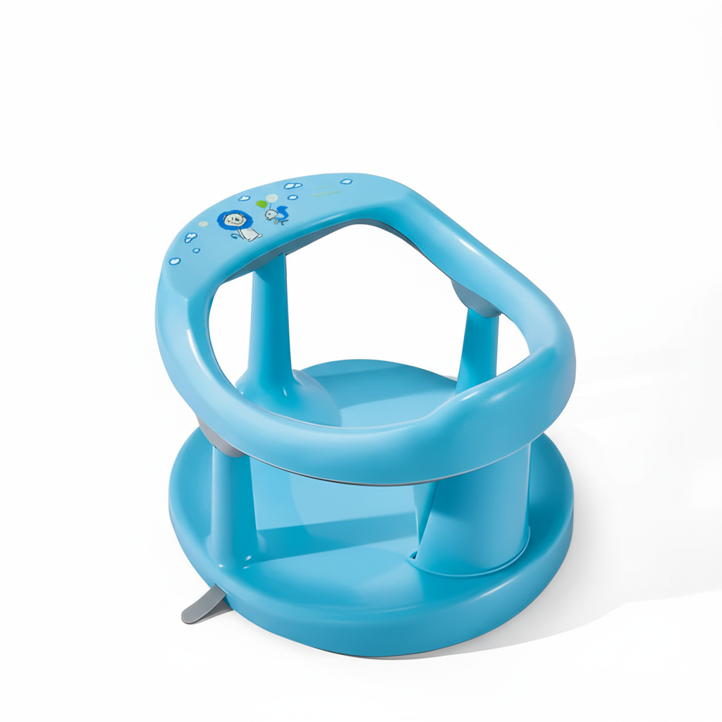 Baby Bath Seat Clean White Background