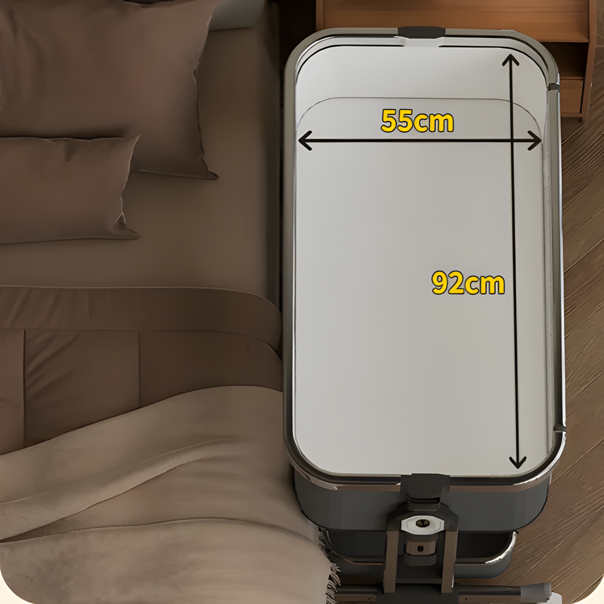 Foldable Baby Crib & Bassinet | Adjustable Height, Portable 0–2 Years