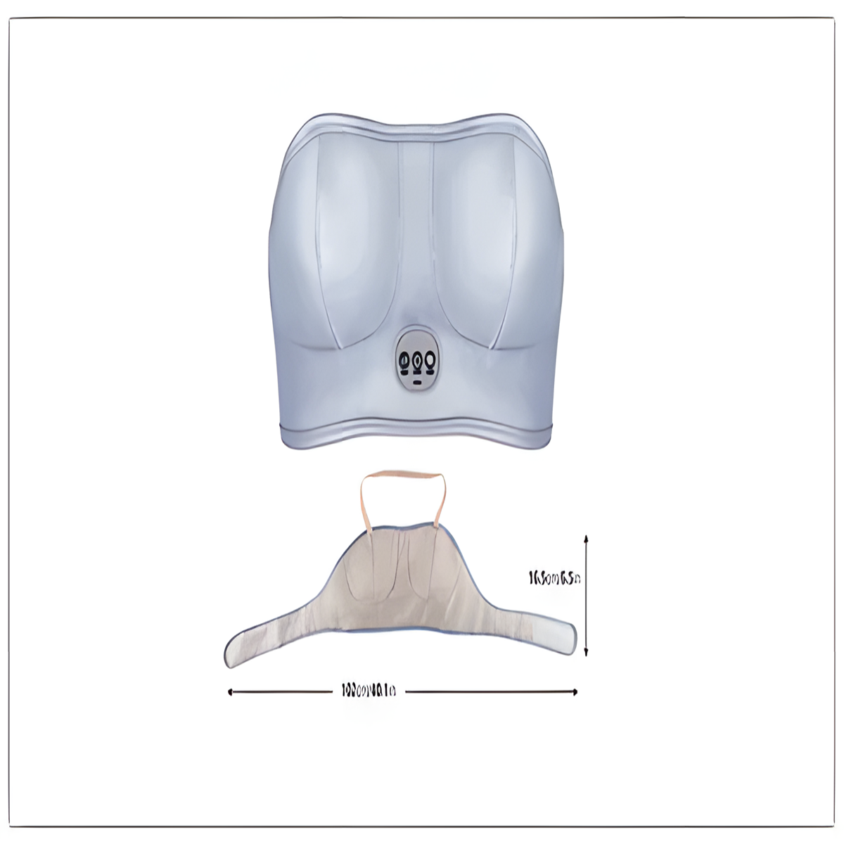 Infrared Heating Breast Massage Bra – Vibration & Hot Compress Therapy
