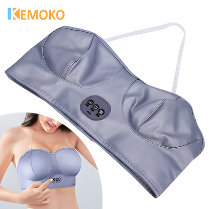 Infrared Heating Breast Massage Bra – Vibration & Hot Compress Therapy