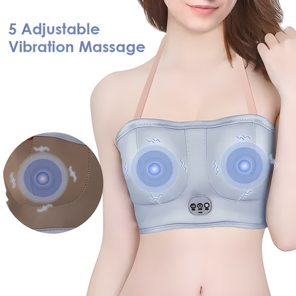 Infrared Heating Breast Massage Bra – Vibration & Hot Compress Therapy