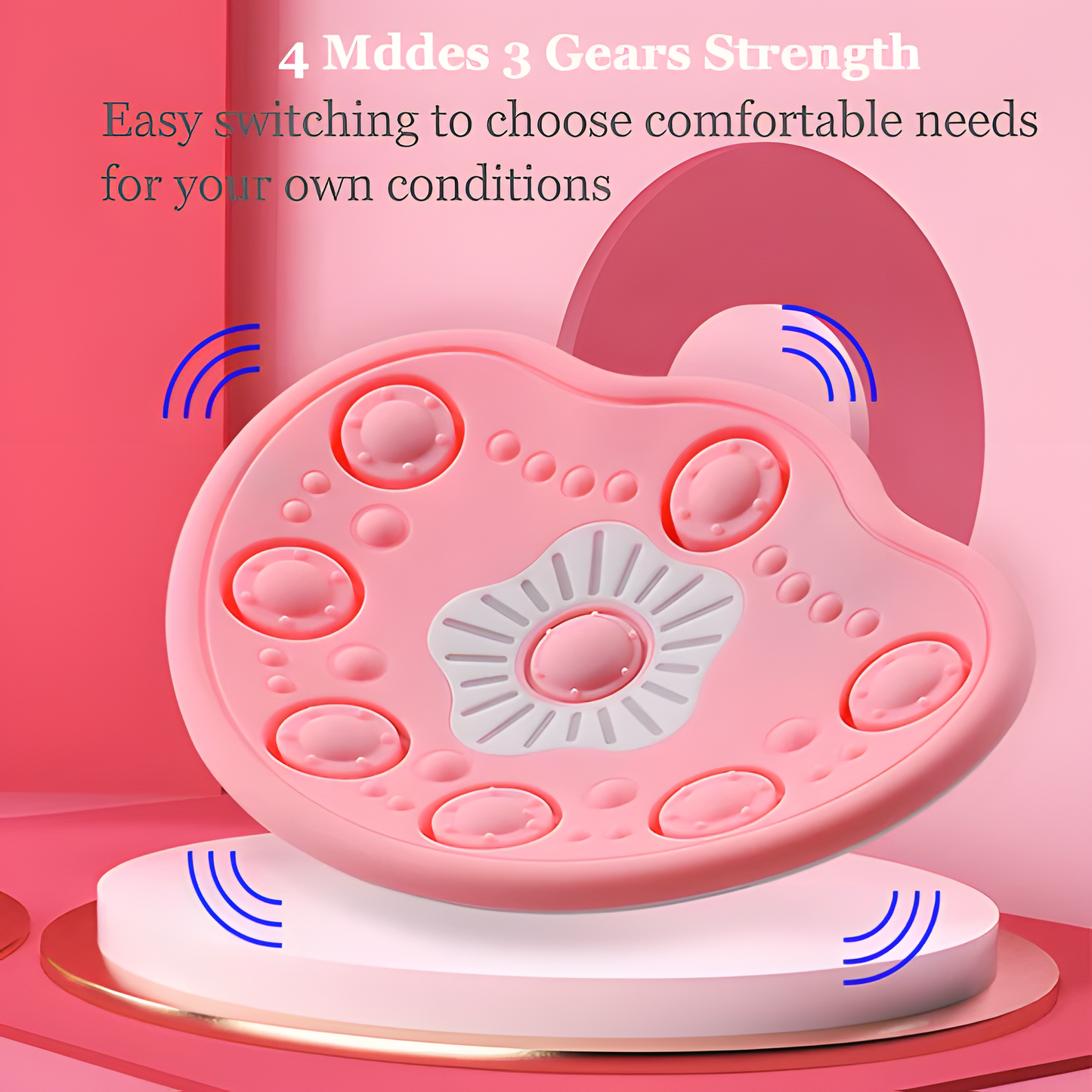 Wireless Breast Massager with Hot Compress & Red Light Therapy