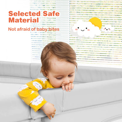 Baby Playpen Infant Large Safety Play Center Yard with 50 Ocean Balls Grey