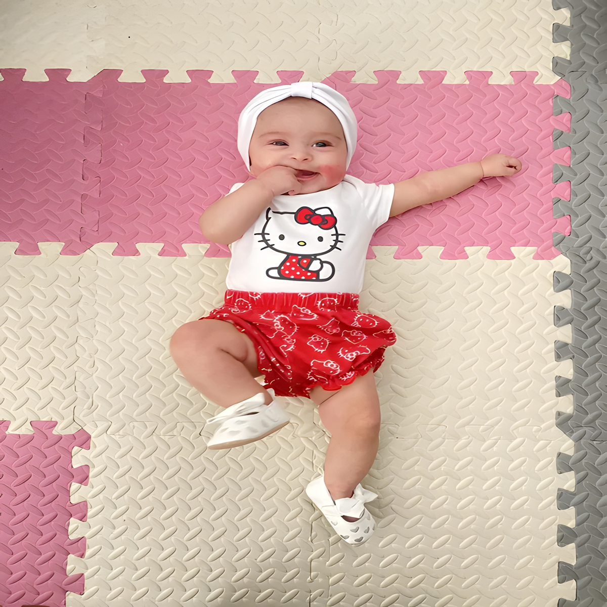 Baby Crawling Play Mat (8 Pieces) | 2.5cm Thick Non-Slip Foam Puzzle Gym Mat for Kids