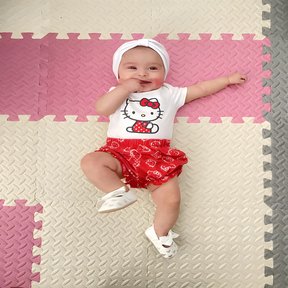 Baby Crawling Play Mat (8 Pieces) | 2.5cm Thick Non-Slip Foam Puzzle Gym Mat for Kids