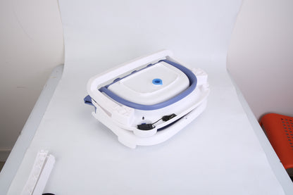 Foldable Baby Bathtub with Digital Thermometer - Portable Infant Bath, 0-24 Months