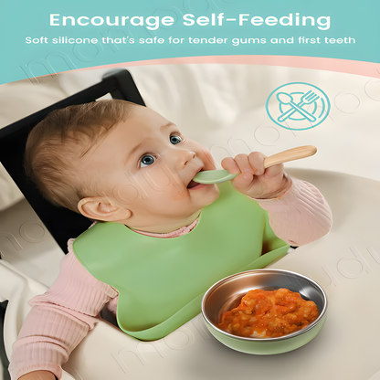 Baby Silicone Feeding Set – 6-Piece BPA-Free Tableware for Toddlers