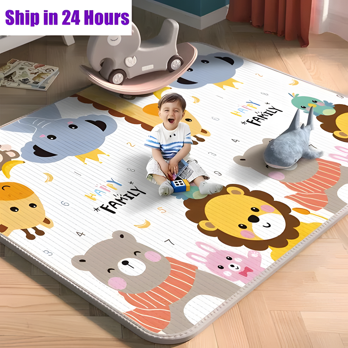Baby Crawling Play Mat | Foldable Double-Sided Foam Safety Rug for Children (0.5cm & 1cm)