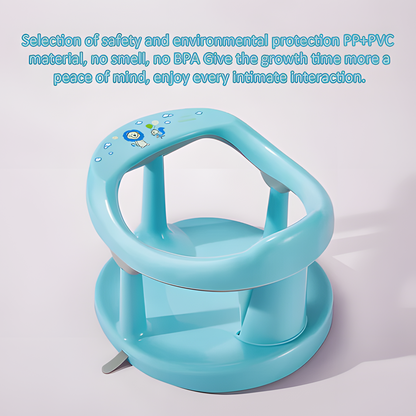 Baby Bath Chair with Suction Cups - Anti-Slip Infant Bath Seat, 6-18 Months