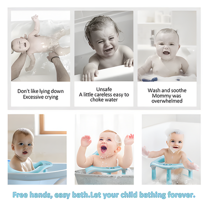Baby Bath Chair with Suction Cups - Anti-Slip Infant Bath Seat, 6-18 Months