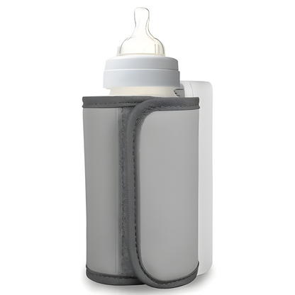 Portable Baby Bottle Warmer - USB Rechargeable Travel Milk Warmer with Digital Display & 4 Temperature Settings