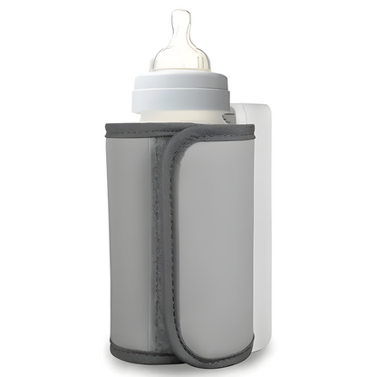 Portable Baby Bottle Warmer - USB Rechargeable Travel Milk Warmer with Digital Display & 4 Temperature Settings