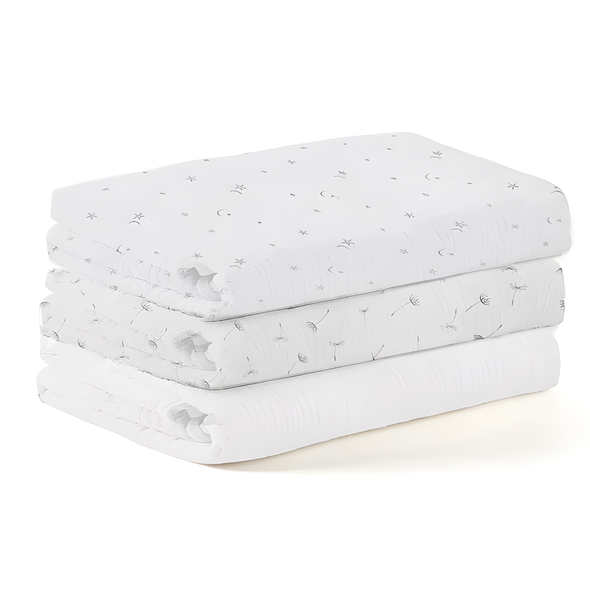 Muslin Baby Swaddle Blankets (3-Pack) | Soft Breathable Newborn Wrap for Boys & Girls