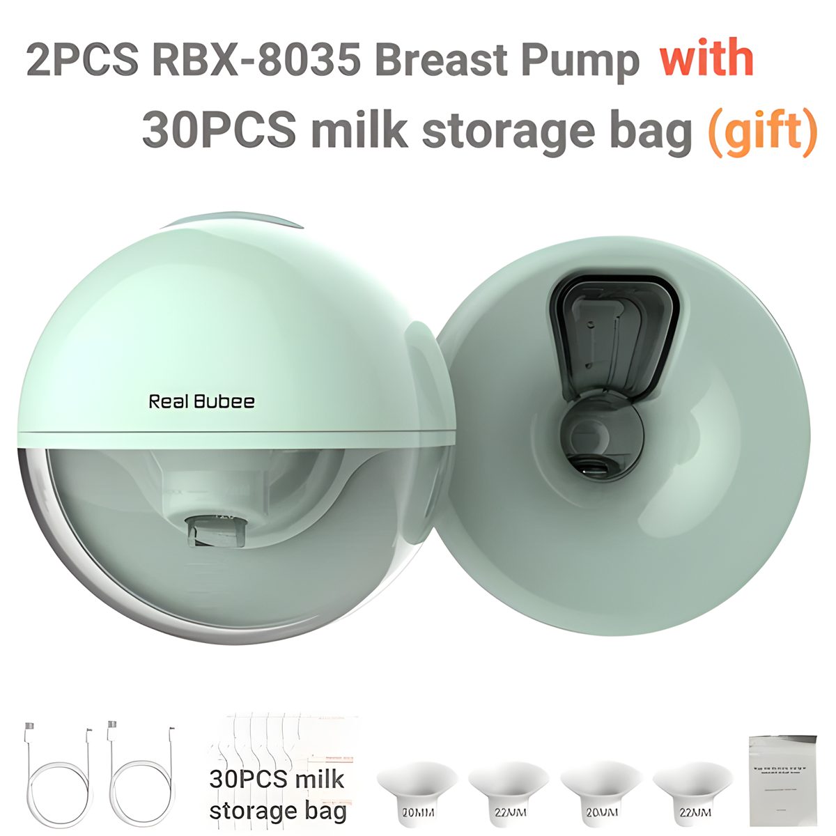 Wearable Electric Breast Pump – Hands-Free, BPA-Free, 3 Modes & 9 Levels