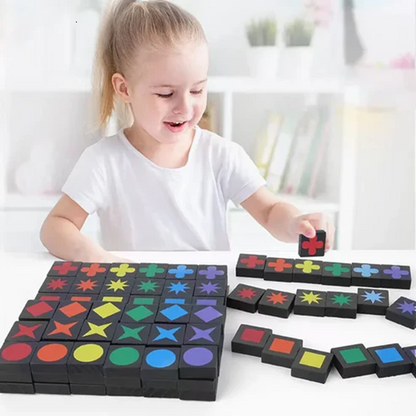 Qwirkle Wooden Board Game for Kids & Adults
