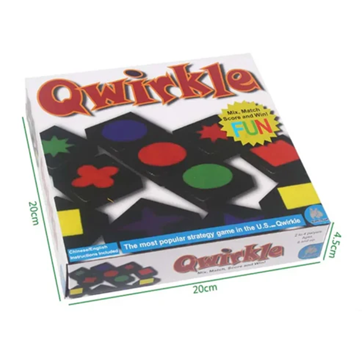 Qwirkle Wooden Board Game for Kids & Adults